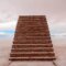 Staircase to nowhere in Bolivian salt flats